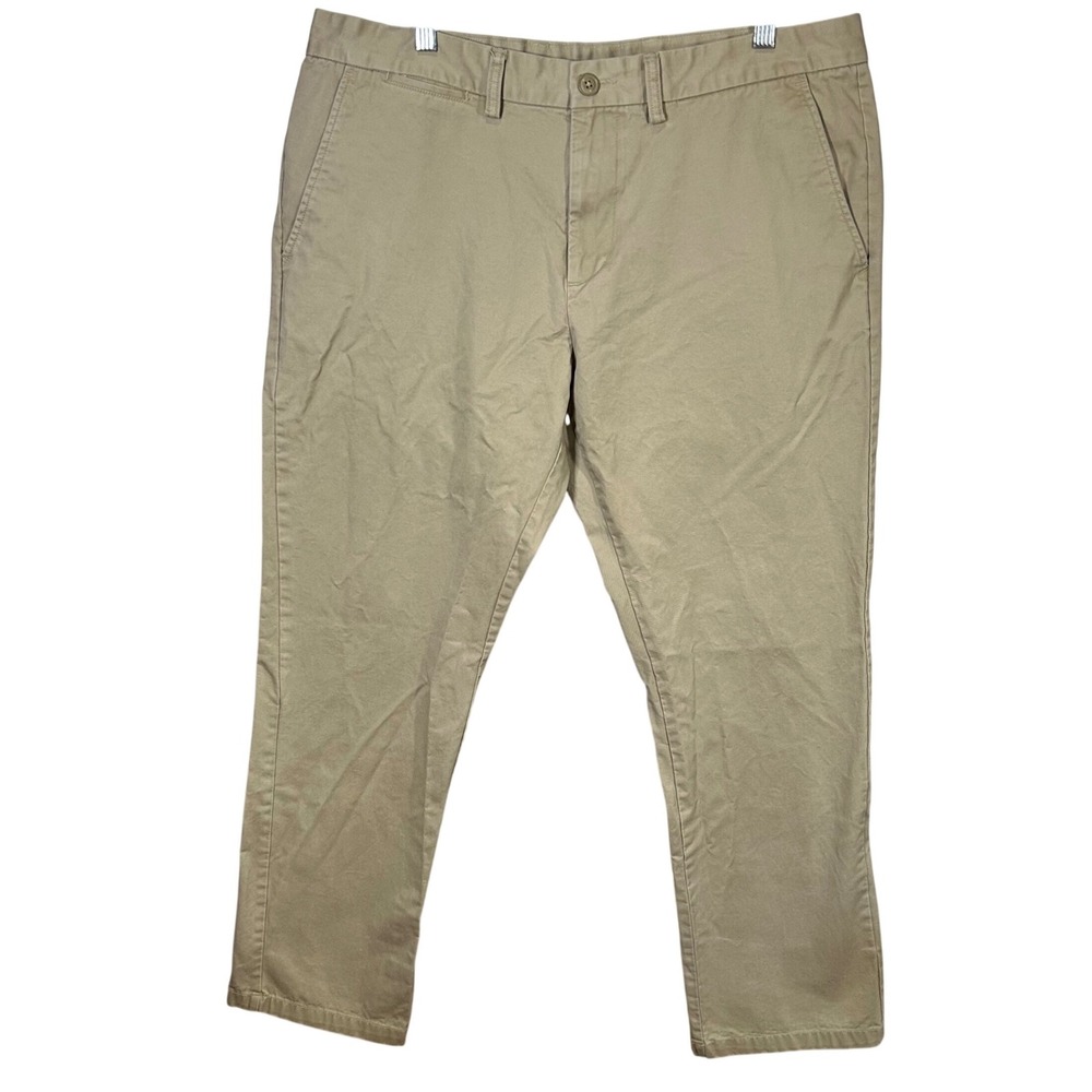 Old Navy Slim Fit Chino Pants Khaki Mens Size‎ 38x32 Cotton Casual Work Wear